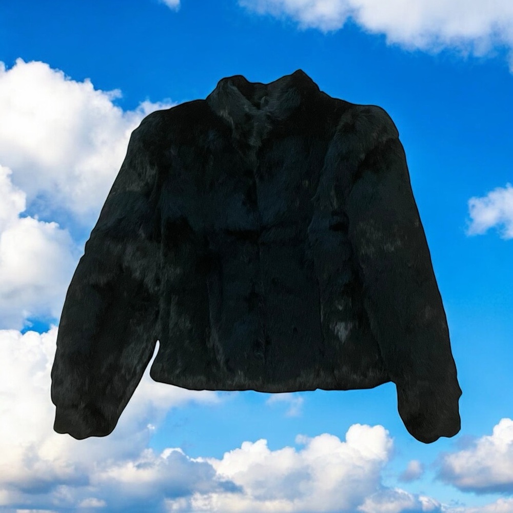Elegant Black Teddy Jacket for Women